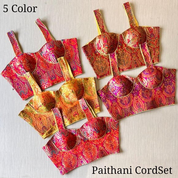 Pathani Cord Set Blouse - Picture 4 of 10